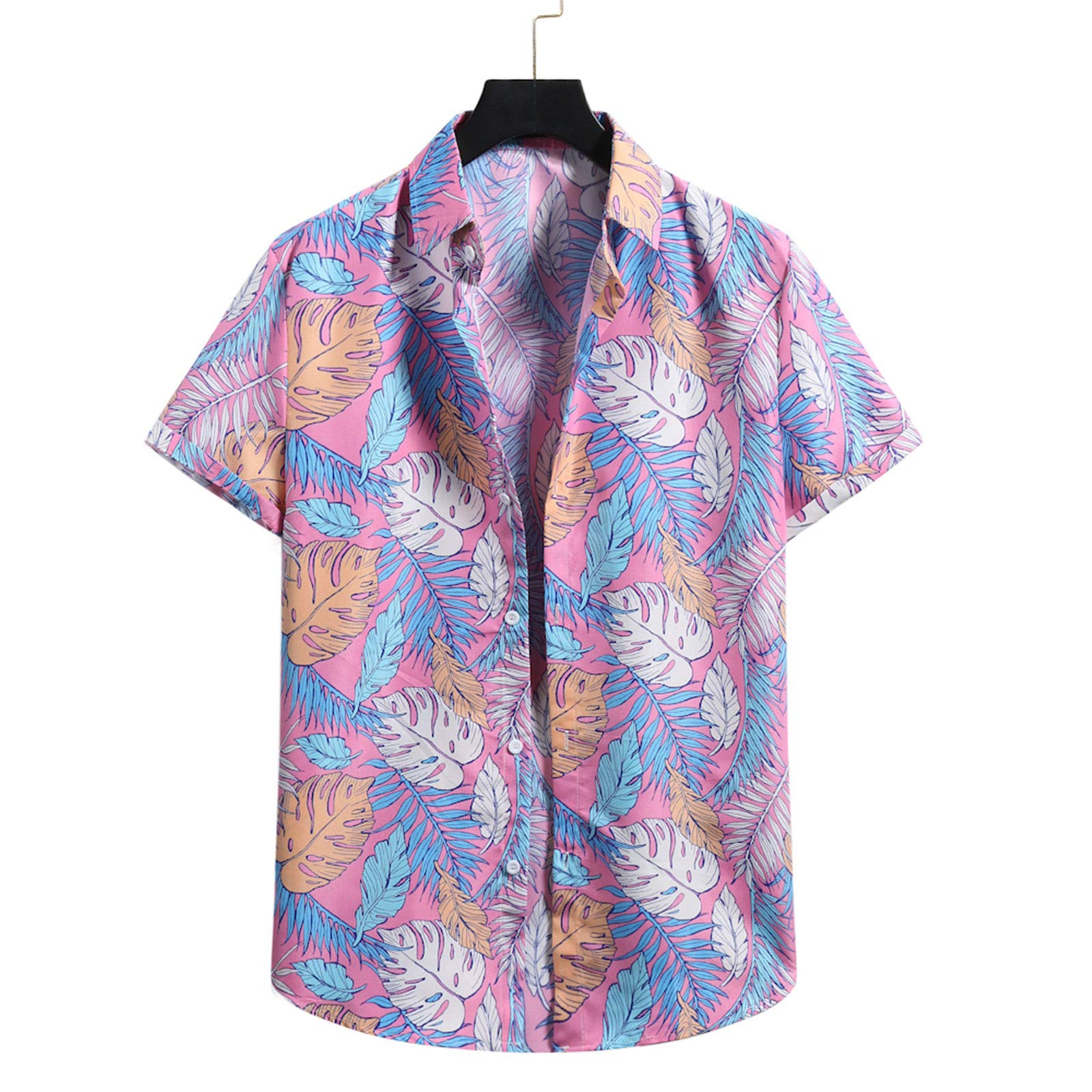 Men's Silk Turtleneck Shirt with Floral Sleeves - Hawaiian Beach Cardigan for Casual Wear & Summer Outings