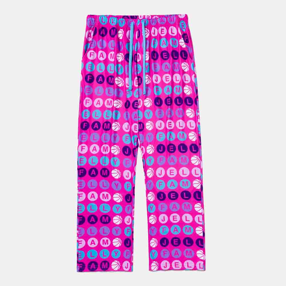 Soft & Comfortable Kids' Jelly Fam Pajama Pants - Cute Cartoon Print Sleepwear for Boys & Girls - Perfect for Bedtime, Lounging & Family Matching Outfits