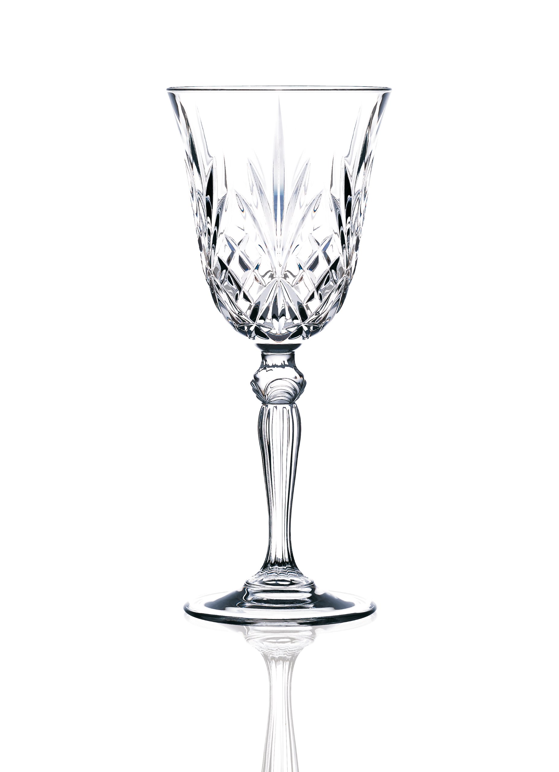Premium RCR Crystal Melodia White Wine Glasses Set of 6 - Elegant Lead-Free Crystal for Chardonnay, Sauvignon Blanc & Dessert Wines - Perfect for Dinner Parties, Weddings & Romantic Evenings