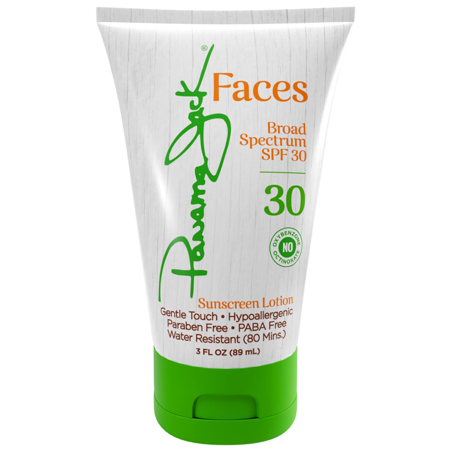 Panama Jack Faces Sunscreen Lotion SPF 30 - Broad Spectrum UVA/UVB Protection, Hypoallergenic, PABA Free, Paraben Free, Gluten Free, 3 Fl Oz (Pack of 2) - Perfect for Daily Face Protection & Outdoor Activities