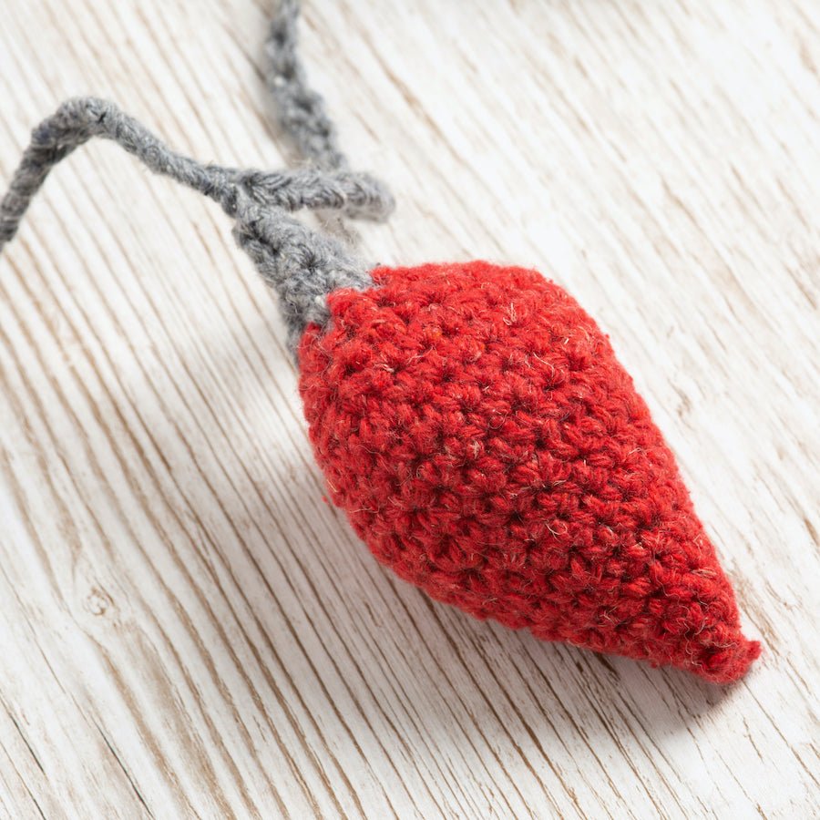 Christmas Crochet PDF Pattern - DIY Holiday Lights Crochet Tutorial for Tree Decorations, Home & Party Decor | Instant Digital Download