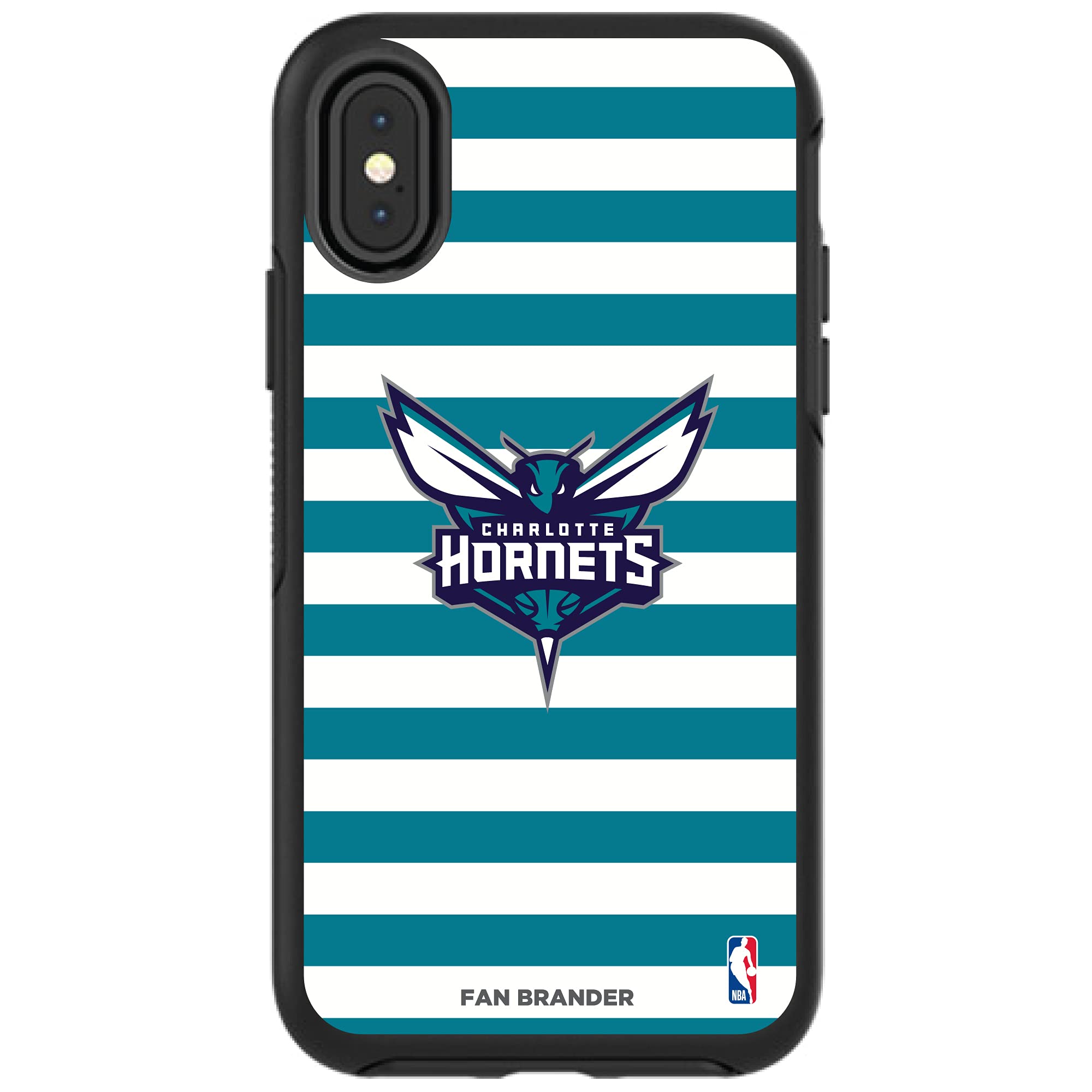 NBA OtterBox Symmetry iPhone Case - Stripes Design for Basketball Fans