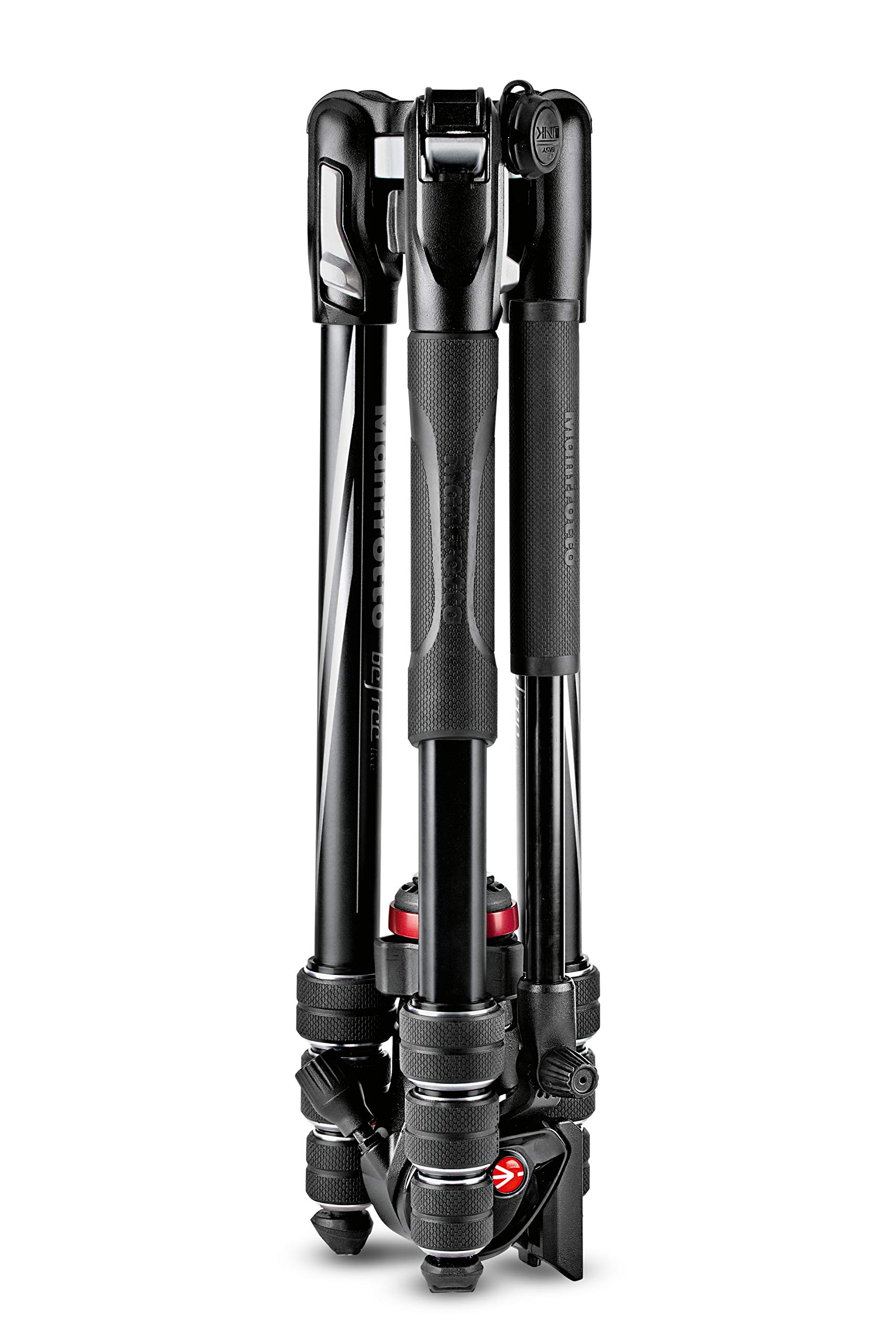 Manfrotto Befree Live Aluminum Travel Tripod with Video Head - Compact, Lightweight & Twist Lock for DSLR Cameras - Perfect for Travel, Vlogging & Outdoor Photography (MVKBFRT-LIVEUS, Black)