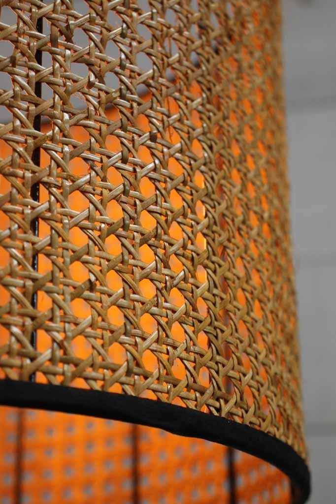 Stylish Moselle Rattan Wall Light - Modern Boho Home Decor for Living Room, Bedroom & Patio - Energy Efficient Indoor/Outdoor Lighting