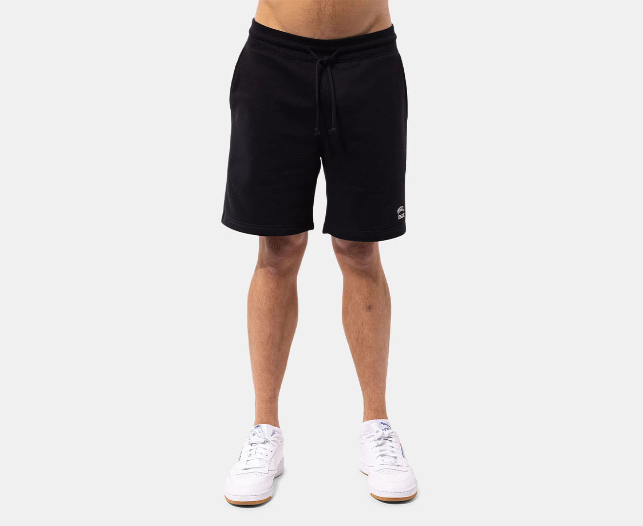Russell Men's Small Arch Black Athletic Shorts - Lightweight & Breathable for Running, Gym Workouts & Casual Wear