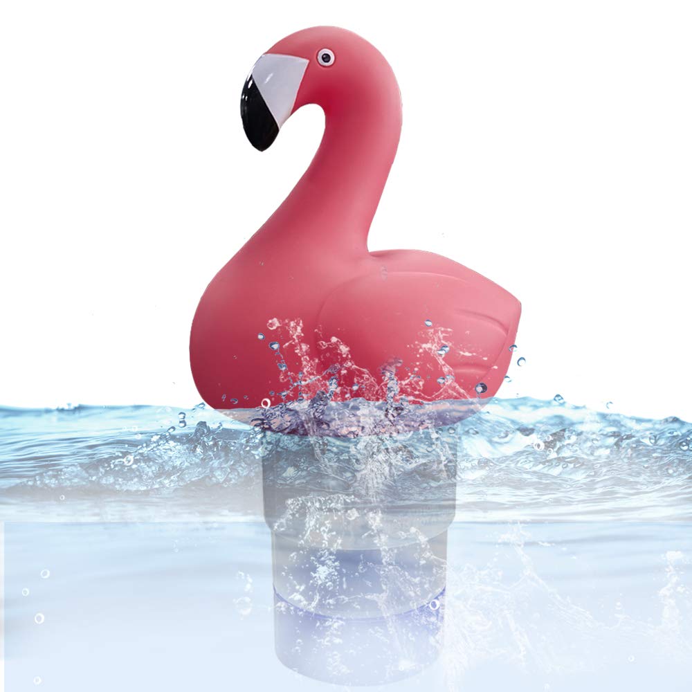 Blufree Floating Chlorine Dispenser - Cute Animal Pool Chlorinator for 3 Inch Tablets & Bromine - Ideal for Swimming Pools, Spas, and Hot Tubs