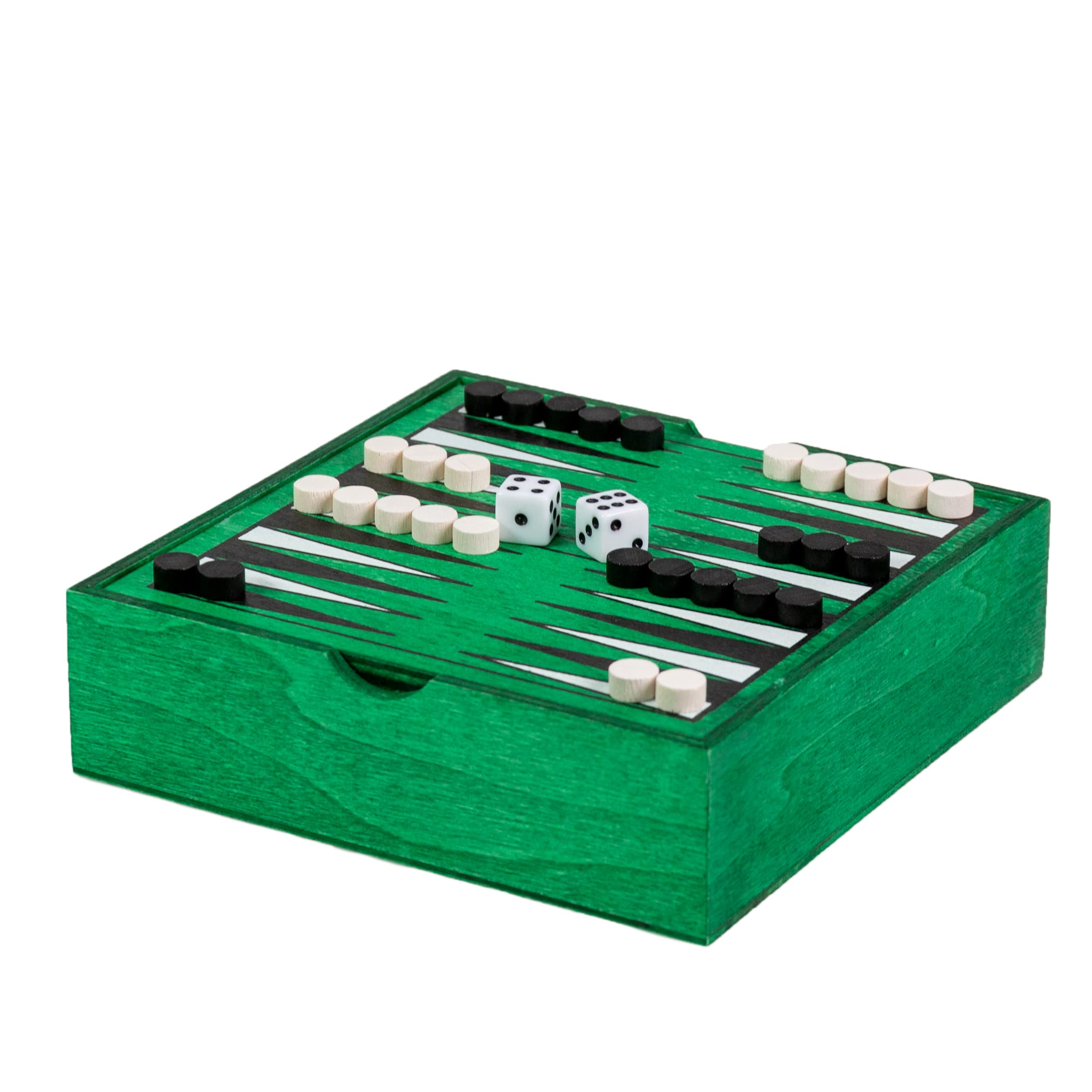 Classic Wooden Backgammon Set - UK Tactic Games for Home & Travel