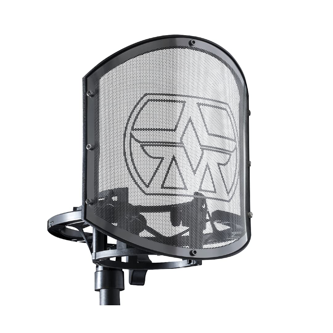 Premium Universal Microphone Shock Mount & Pop Filter for Studio Recording - Aston Microphones SwiftShield - Perfect for Podcasting, Voice Overs & Home Studio Setups