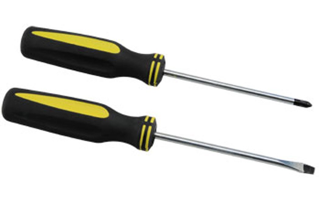 2-Piece Magnetic Screwdriver Set - Professional Hardware Tools for Home Repair, DIY Projects & Electronics Maintenance