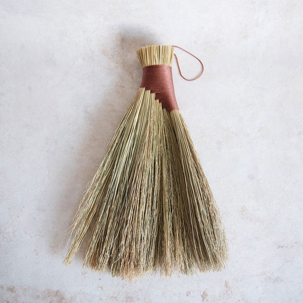 Premium Turkey Wing Whisk Broom - Natural Feather Broom for Dusting, Cleaning, and Sweeping - Perfect for Home, Kitchen, Fireplace, and Outdoor Use