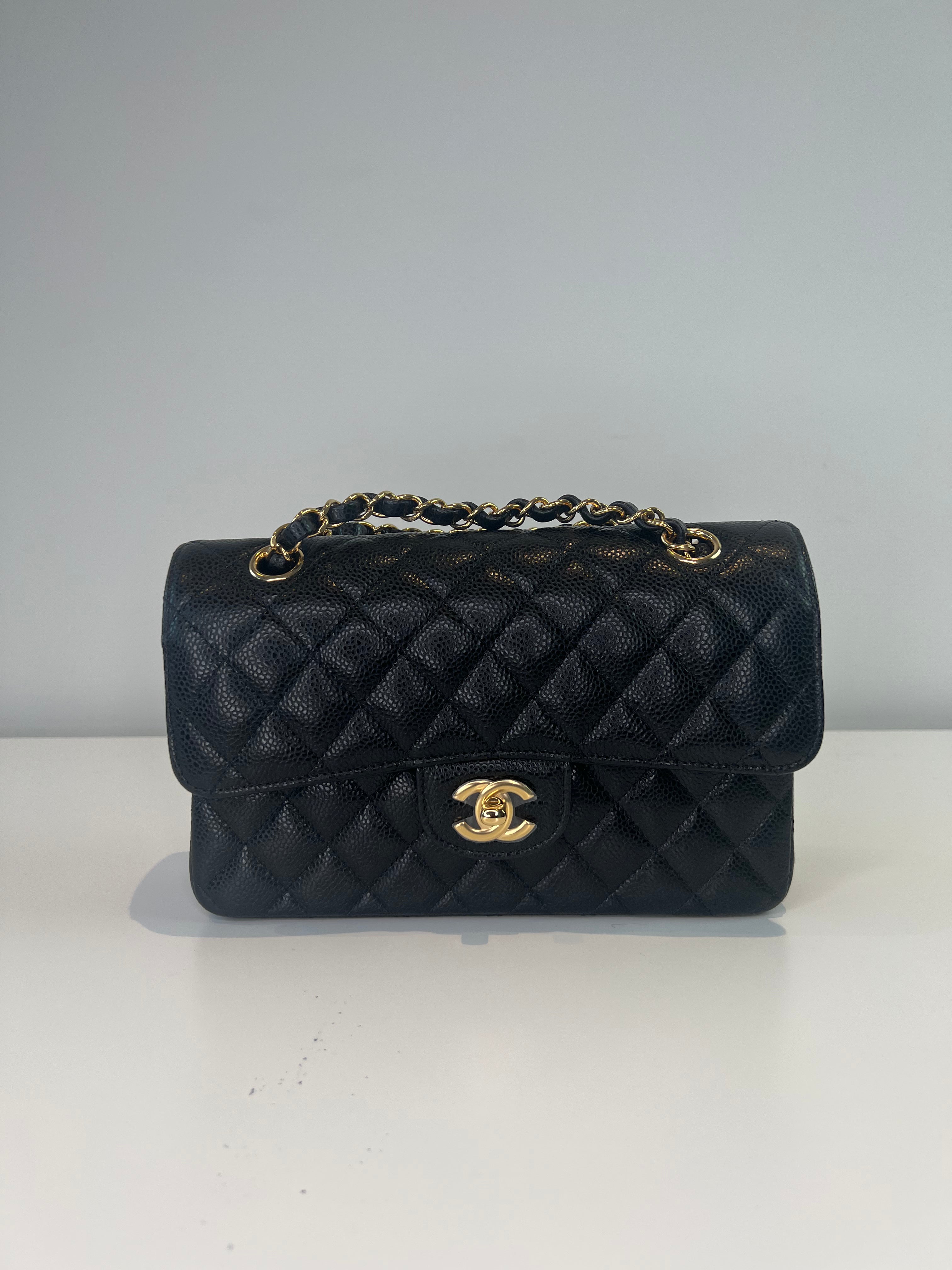 Chanel Classic Flap Medium Black Leather Shoulder Bag - Luxury Designer Handbag for Women | Perfect for Work, Evening Events & Everyday Use
