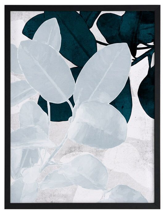 Exhale II Framed Art Print - Modern Wall Decor for Living Room, Bedroom & Office - Premium Canvas Painting for Home & Office Decor