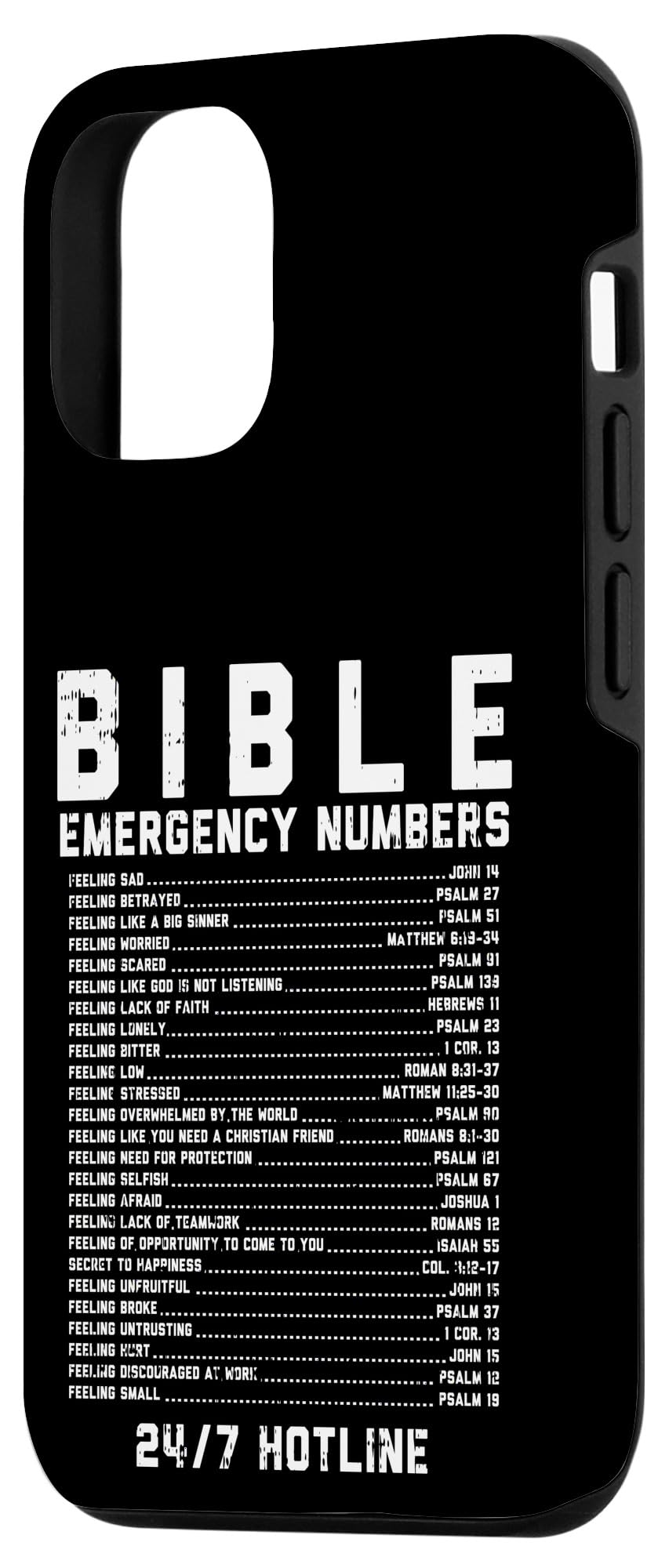 iPhone 12/12 Pro Christian Phone Case with Bible Verses - Religious Gift for Faith, God & Jesus - Perfect for Church, Prayer & Daily Inspiration