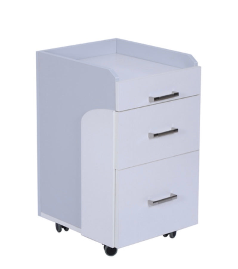 Seneca Pedi Trolley - Professional Pedicure Rolling Cart with Wheels for Nail Salon & Spa | Portable Beauty Station for Manicure, Pedicure & Nail Art Services