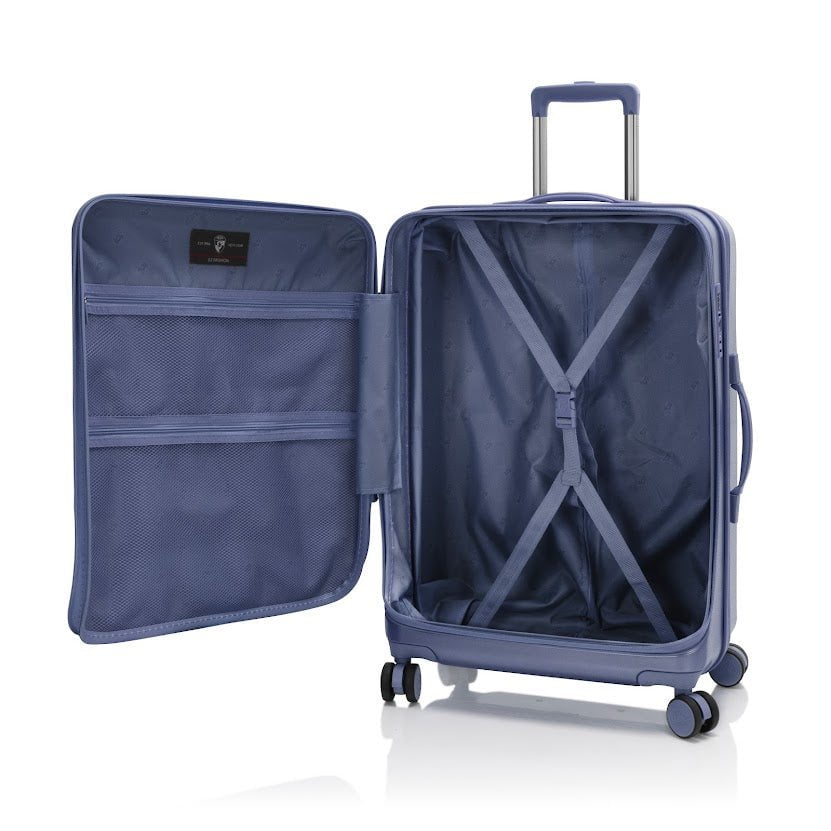 Heys EZ Fashion 3 Piece Luggage Set - Lightweight Spinner Suitcase with TSA Lock, Carry On & Checked Luggage for Travel, Business Trips & Vacations