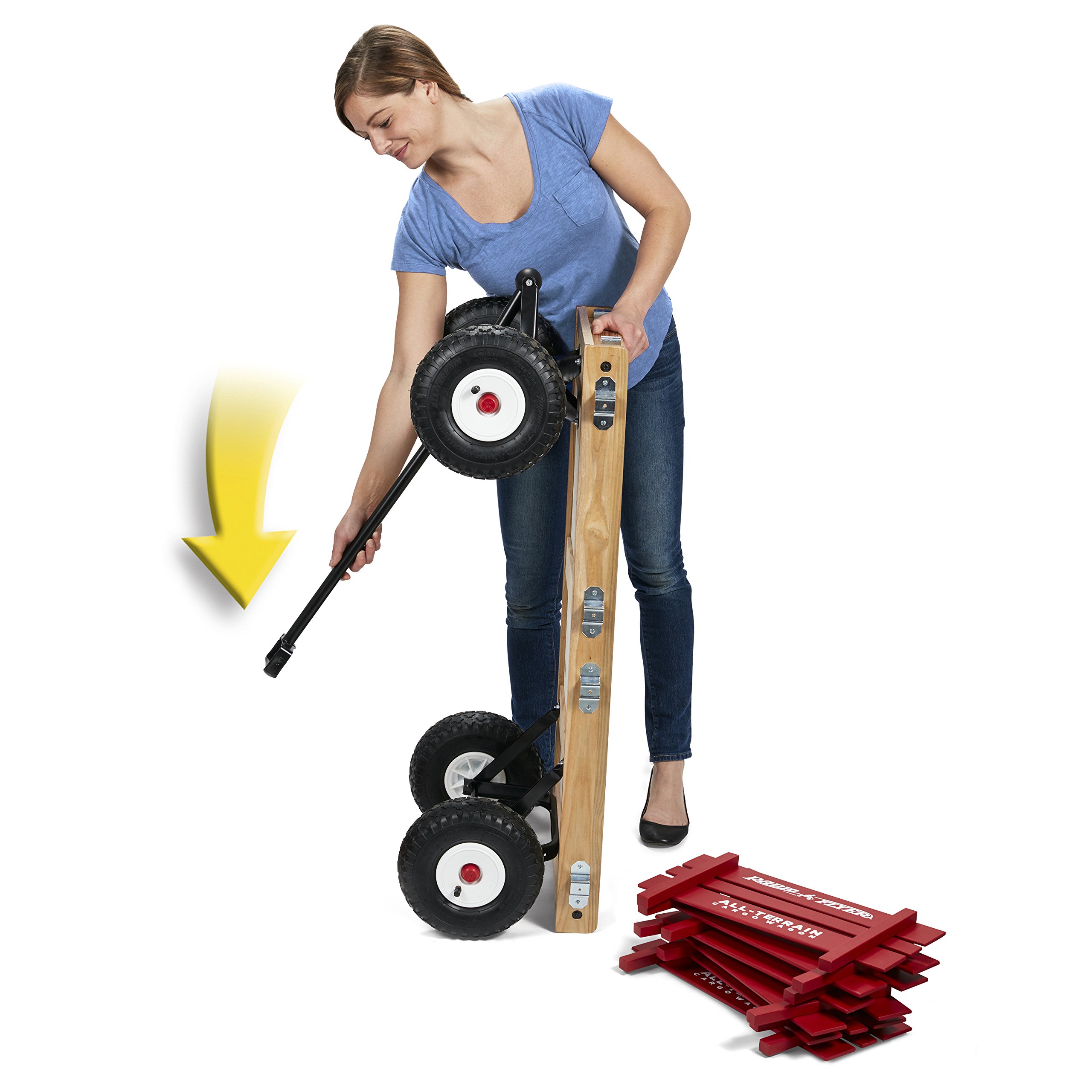 Radio Flyer All-Terrain Cargo Wagon for Kids - Heavy Duty Red Wagon for Ages 1.5+ | Perfect for Outdoor Play, Gardening, and Hauling Supplies