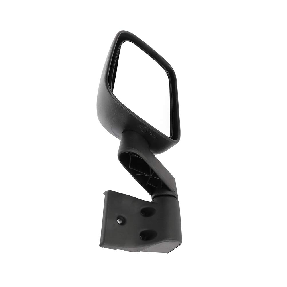 2003-2006 Jeep Wrangler TJ Left Side Exterior Driver Mirror - Manual Adjustment & Folding Replacement Part for Off-Roading & Daily Driving