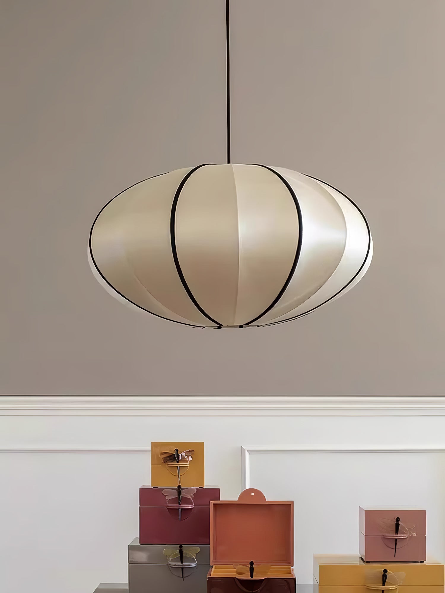 Bombori Modern Pendant Lamp - Stylish Hanging Light Fixture for Dining Room, Kitchen Island, or Living Room Decor