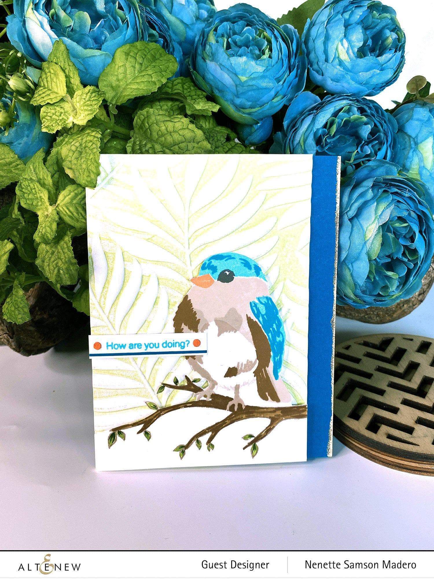 Areca Palm 3D Embossing Folder for Card Making | DIY Scrapbooking & Paper Craft Supplies | Perfect for Greeting Cards, Invitations & Home Decor