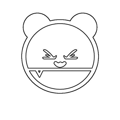 EW Designs JDM Panda Sticker - Premium Die-Cut Vinyl Decal for Cars & Trucks (5 Inch) - Perfect for Bumpers, Windows & Laptops - Durable Weatherproof Car Accessories