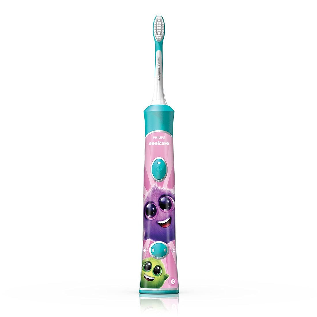 Philips Sonicare Kids Bluetooth Electric Toothbrush - 2 Pack Rechargeable with Built-in Timer | Perfect for Children's Daily Oral Care & Travel