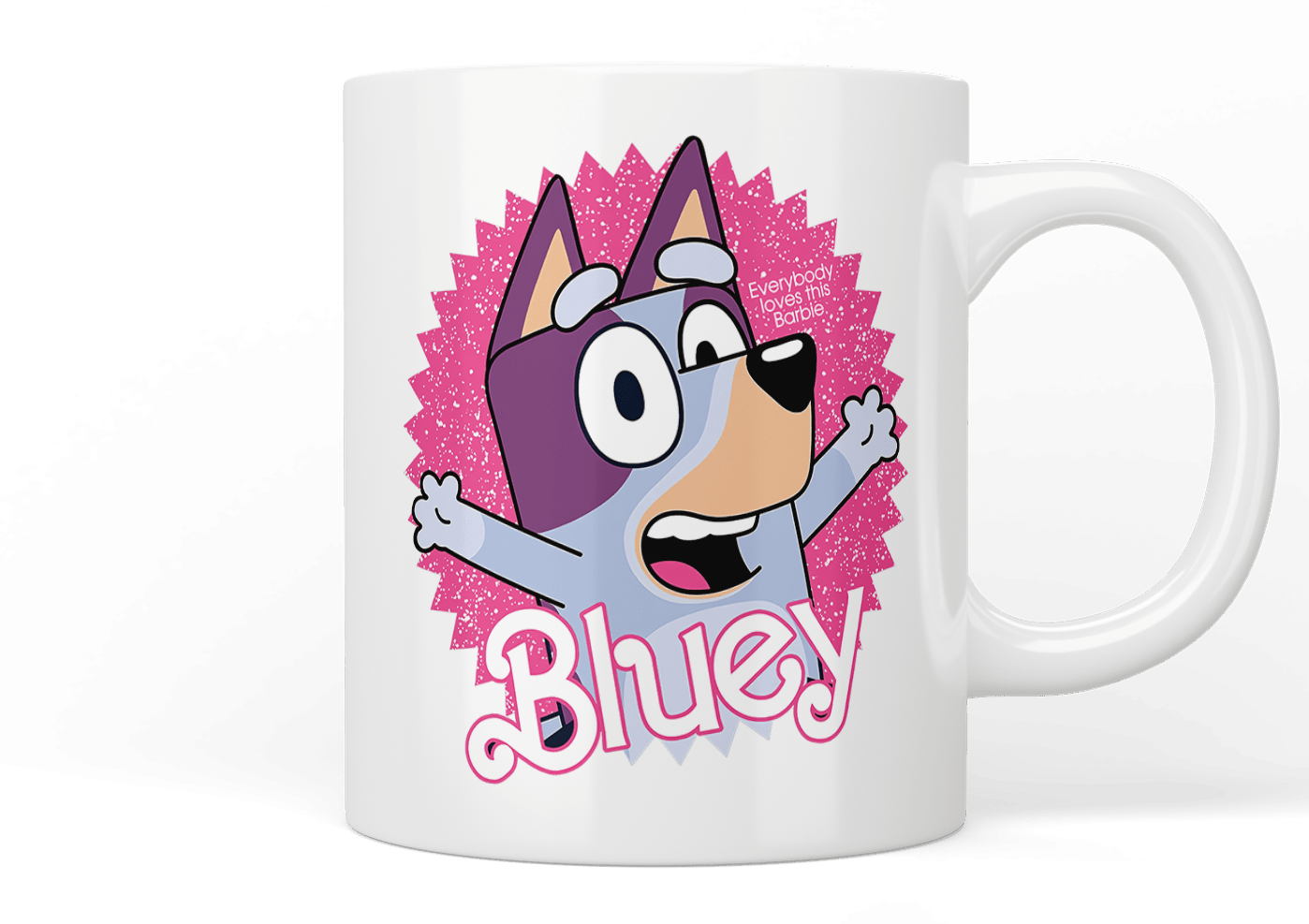 Bluey Inspired Coffee Mug - Cute Cartoon Character Ceramic Cup for Kids & Adults - Perfect for Hot Drinks, Tea, Coffee, Milk at Home, Office or Gifts