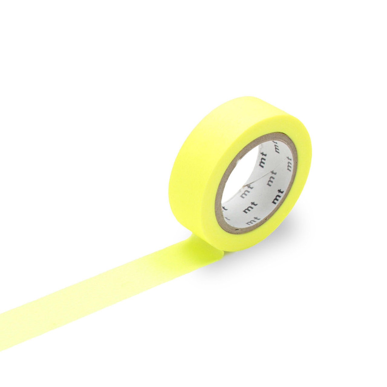 Vibrant Yellow Washi Tape - Decorative Japanese Paper Tape for Scrapbooking, Journaling & Gift Wrapping - Single Roll