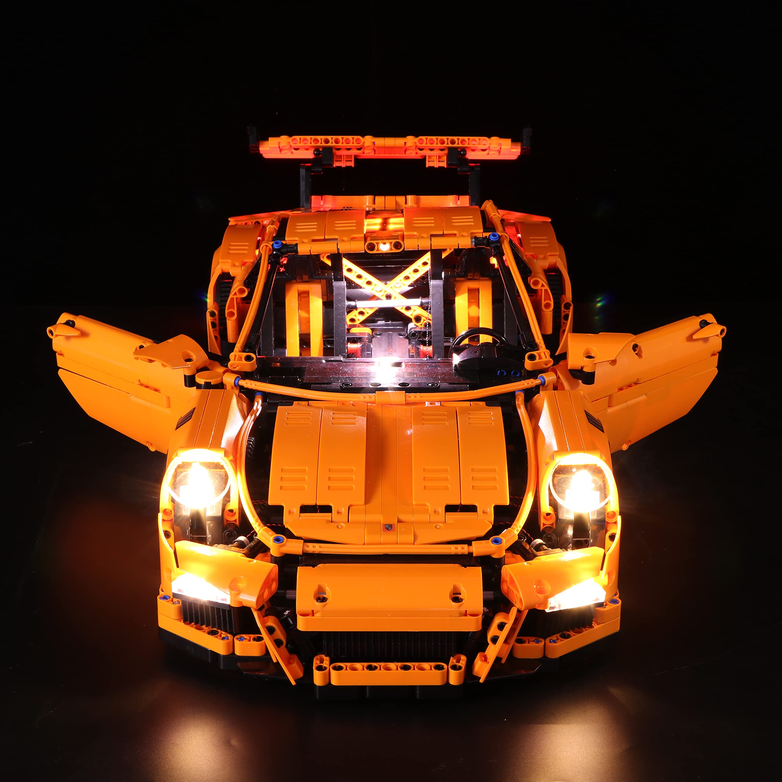 VONADO LED Lighting Kit for LEGO Technic Porsche 911 GT3 RS (42056) - Creative Car Light Set for Building Blocks - DIY Toy Car Enhancement - Perfect for Night Displays & Model Showcases (2021 Version, Lights Only)