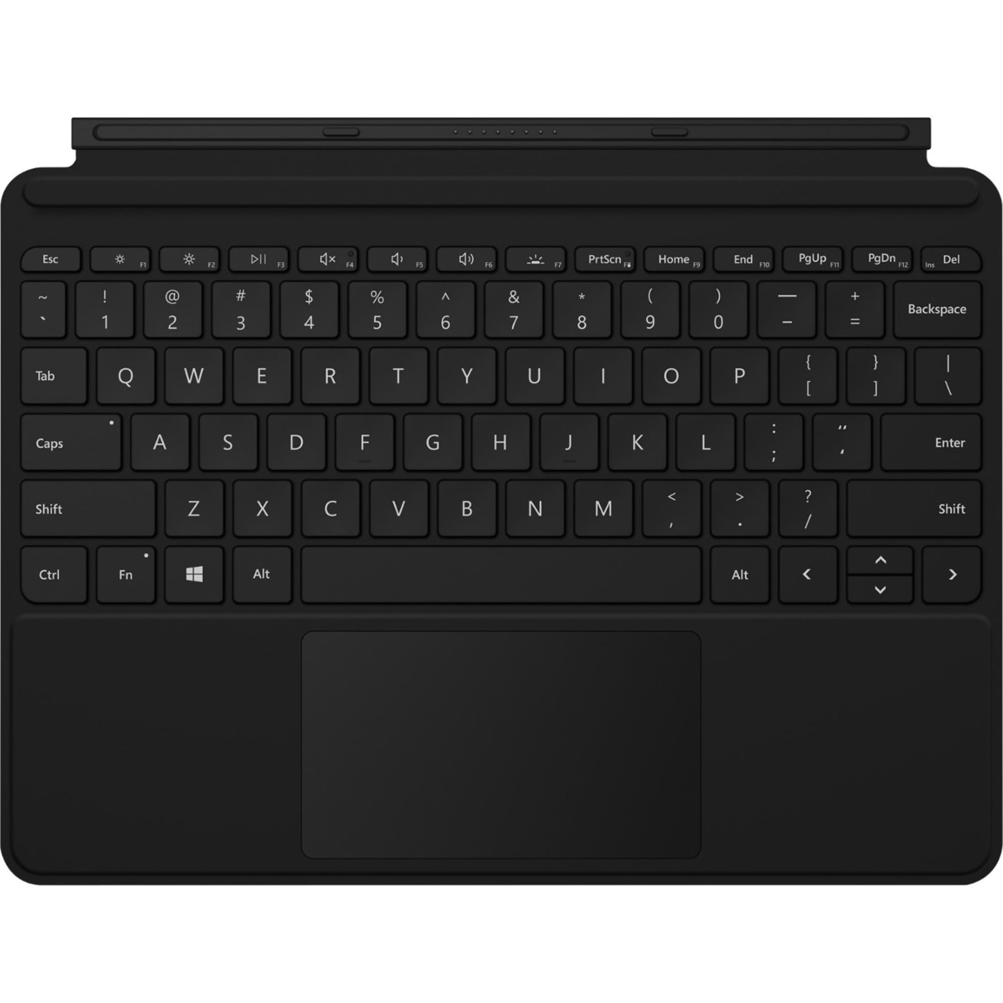 Microsoft Surface Go Type Cover with USB-C - Black | Slim Keyboard for Surface Go | Perfect for Work, Travel & School