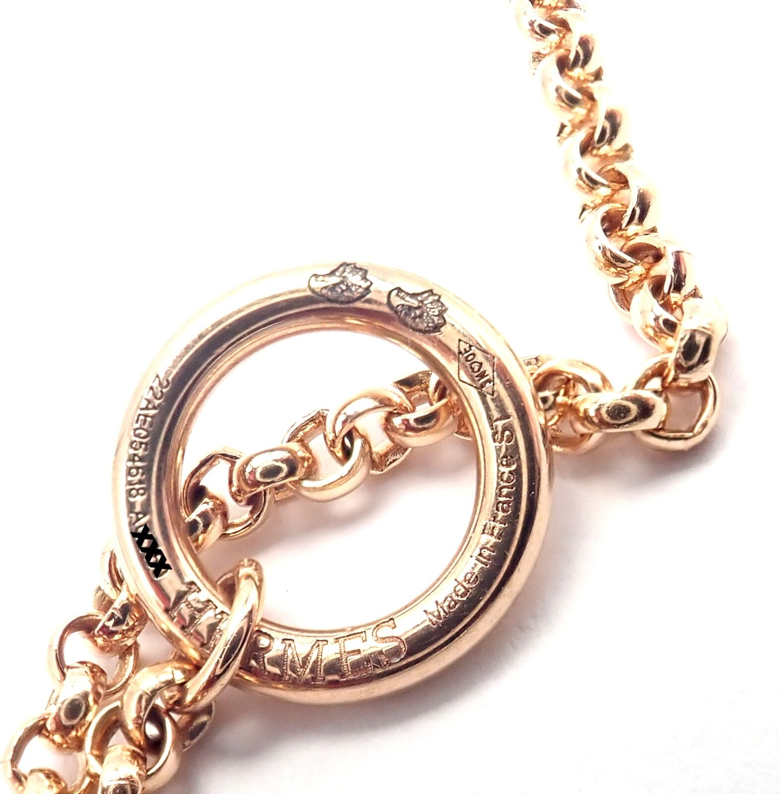 Authentic Hermes Chaine D'ancre Divine 18k Rose Gold Diamond Necklace with Certificate & Box - Perfect for Weddings, Anniversaries & Luxury Gifts