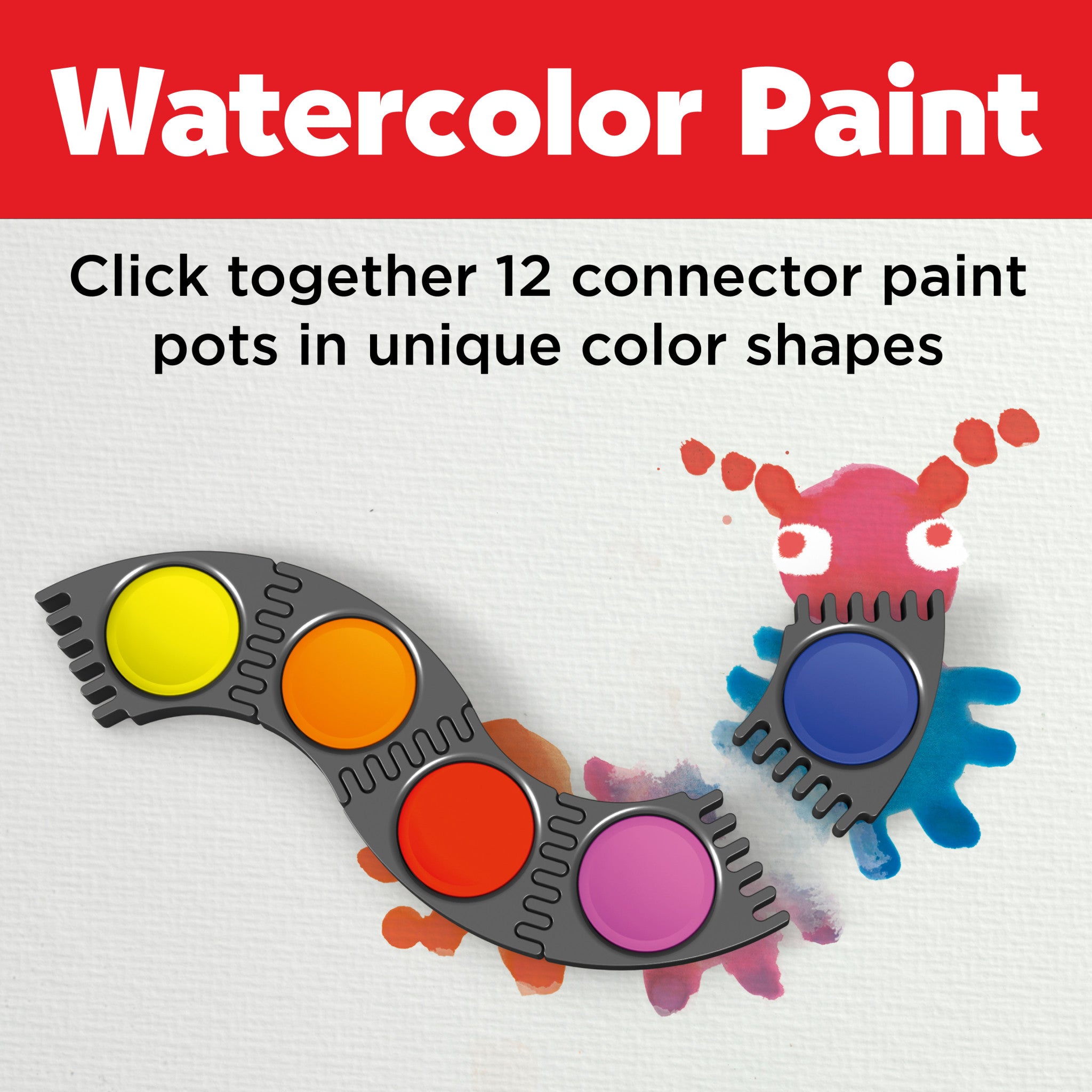 24-Color Connector Paint Box Set - Premium Quality for Artists & Hobbyists - Perfect for Canvas, Paper & DIY Crafts #125031