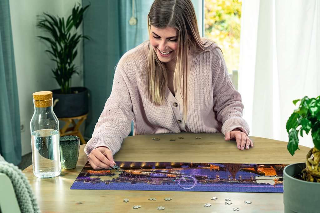 Ravensburger 1000-Piece Adult Jigsaw Puzzle - London at Night Panorama (15064) - Perfect for Family Game Night, Relaxation & Home Decor