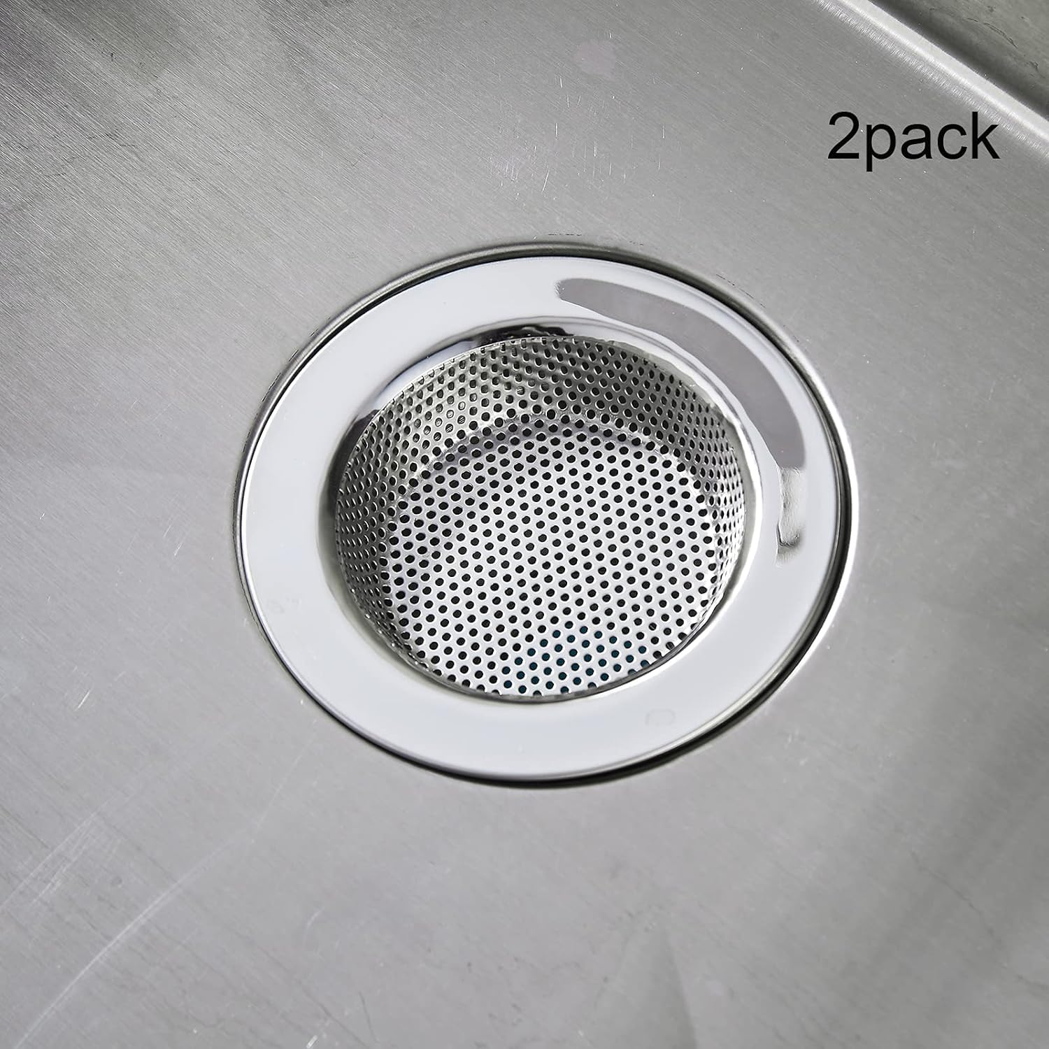 Premium Stainless Steel Kitchen Sink Strainer - 4.5
