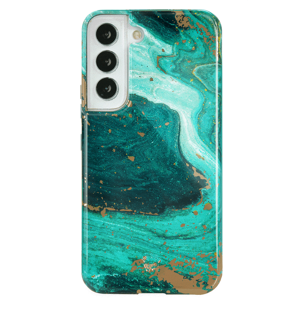 Premium Emerald Marble Samsung Phone Case - Durable Protective Cover for Samsung Galaxy [Model] - Stylish & Slim Design for Everyday Use, Work & Travel