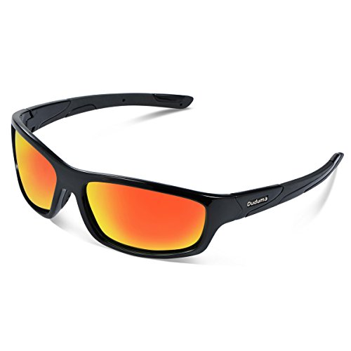 Black Frame With Red Mirror Lens