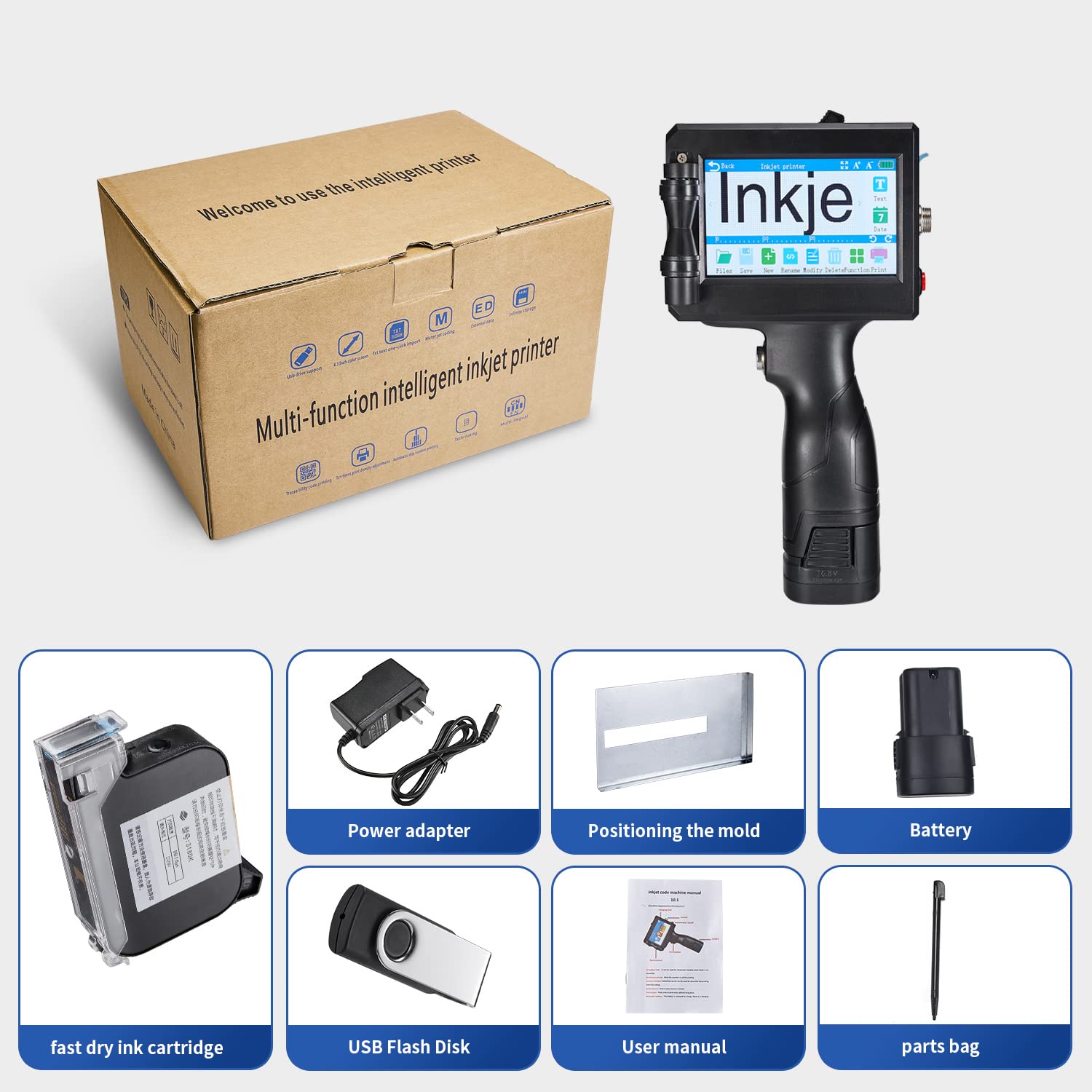 Portable Handheld Label Printer M6 - 4.3