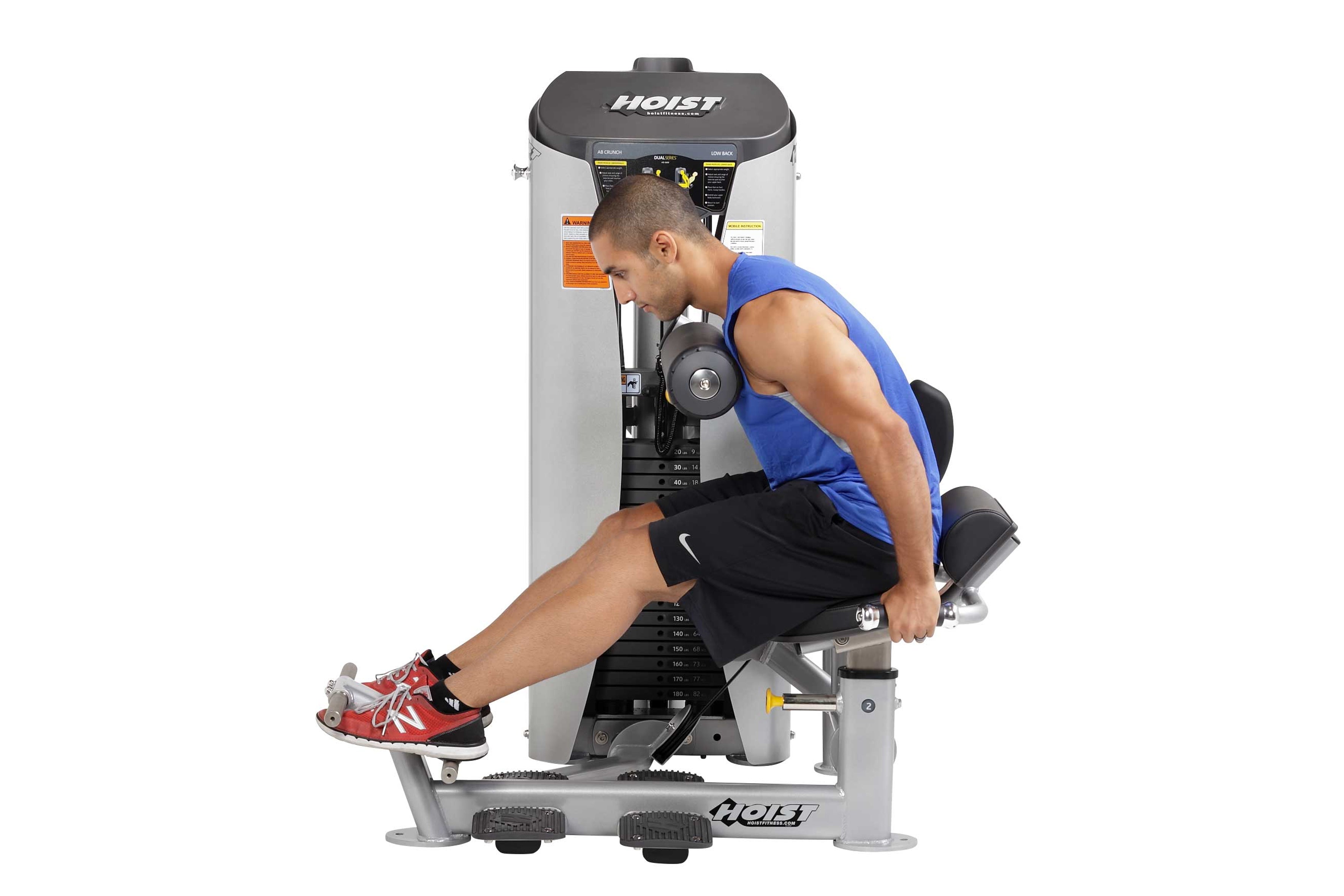 Hoist HD 3600 Ab Crunch and Low Back Workout Machine - Home Gym Equipment for Core Strength Training & Back Pain Relief | Perfect for Home Fitness, Commercial Gyms & Physical Therapy