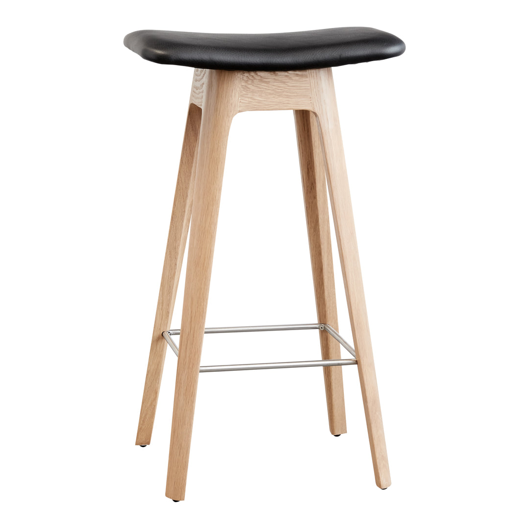 HC1 Counter Stool - Upholstered Bar Stool with Comfortable Seat, Adjustable Height for Kitchen Island, Breakfast Bar & Home Decor - Modern Dining Furniture