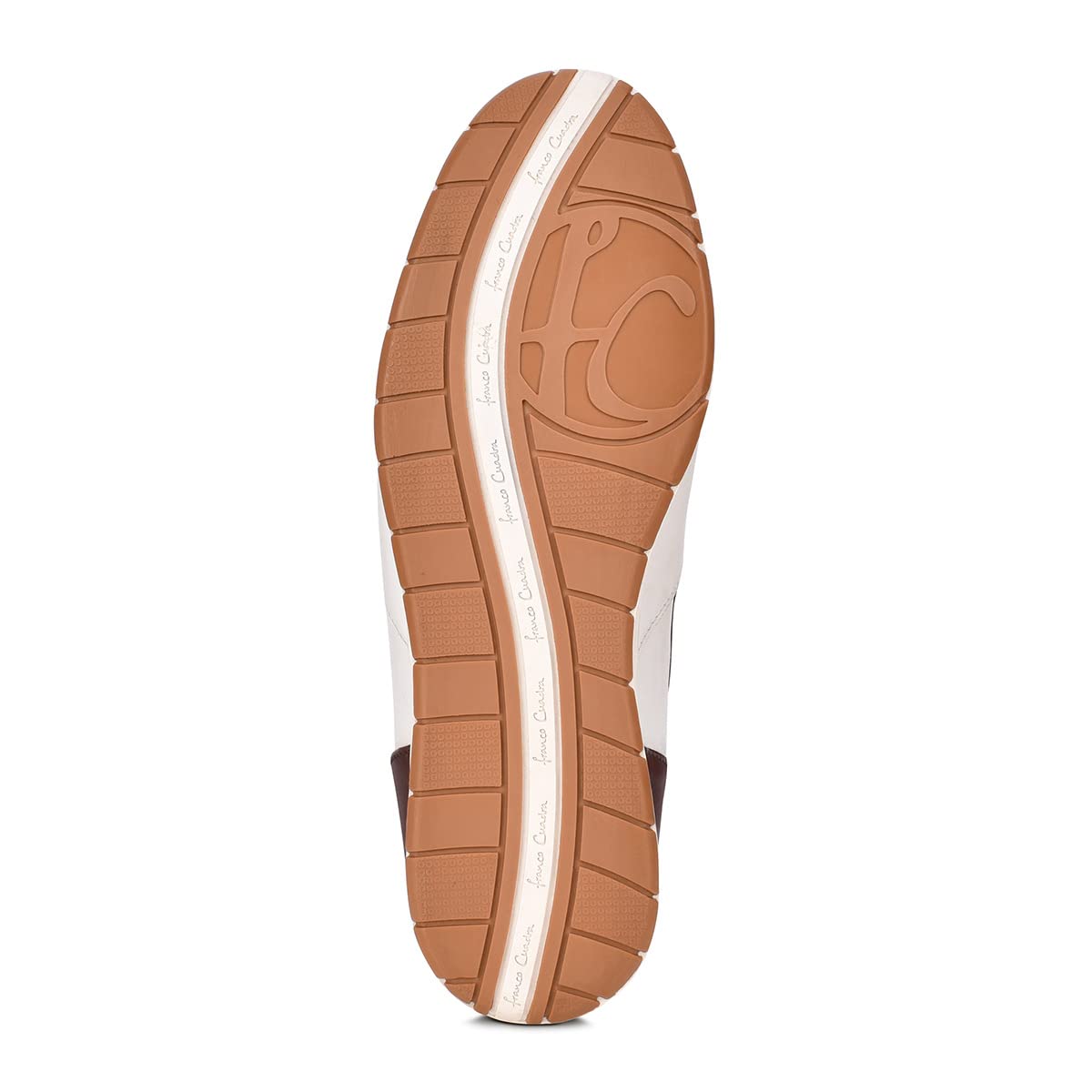 FRANCO CUADRA Men's Leather Sneakers - Genuine Bovine Leather Lace-Up Shoes for Casual Wear & Everyday Comfort