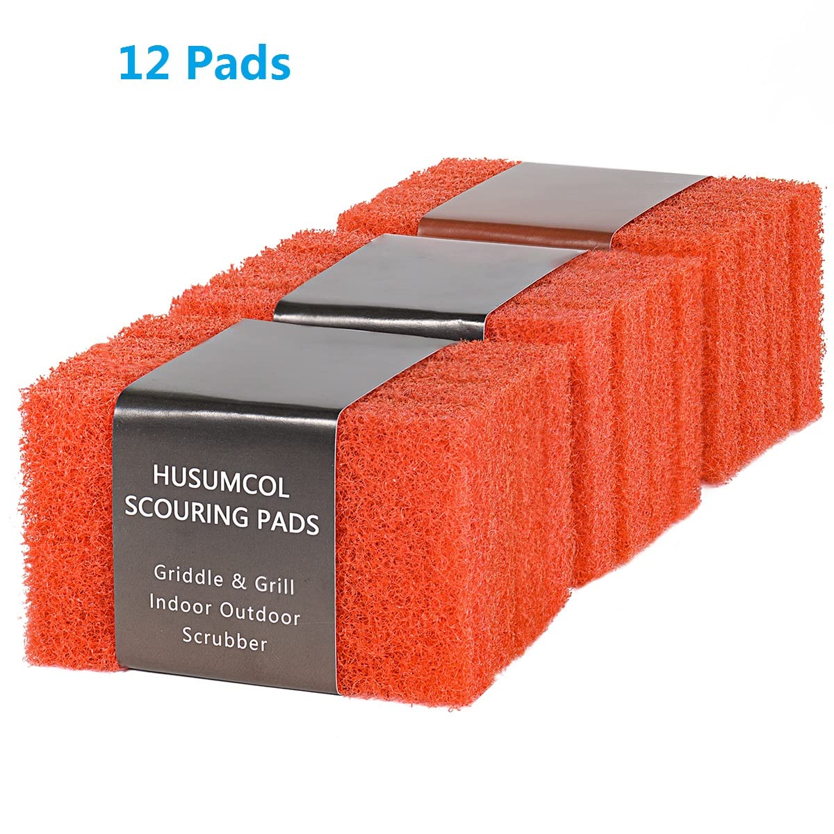 Heavy Duty Griddle Cleaning Kit - Non-Scratch Scouring Pads for Blackstone Flat Top Grill & Griddle - Perfect for Outdoor Cooking, Camping & Backyard BBQs