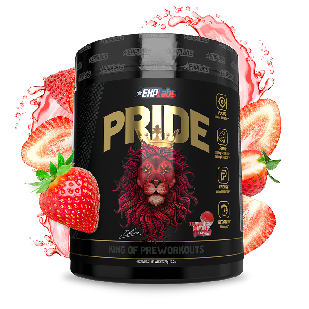 EHP Labs Pride Pre-Workout Powder - 40 Servings for Energy, Focus & Performance | Best for Gym, Bodybuilding & Fitness Training