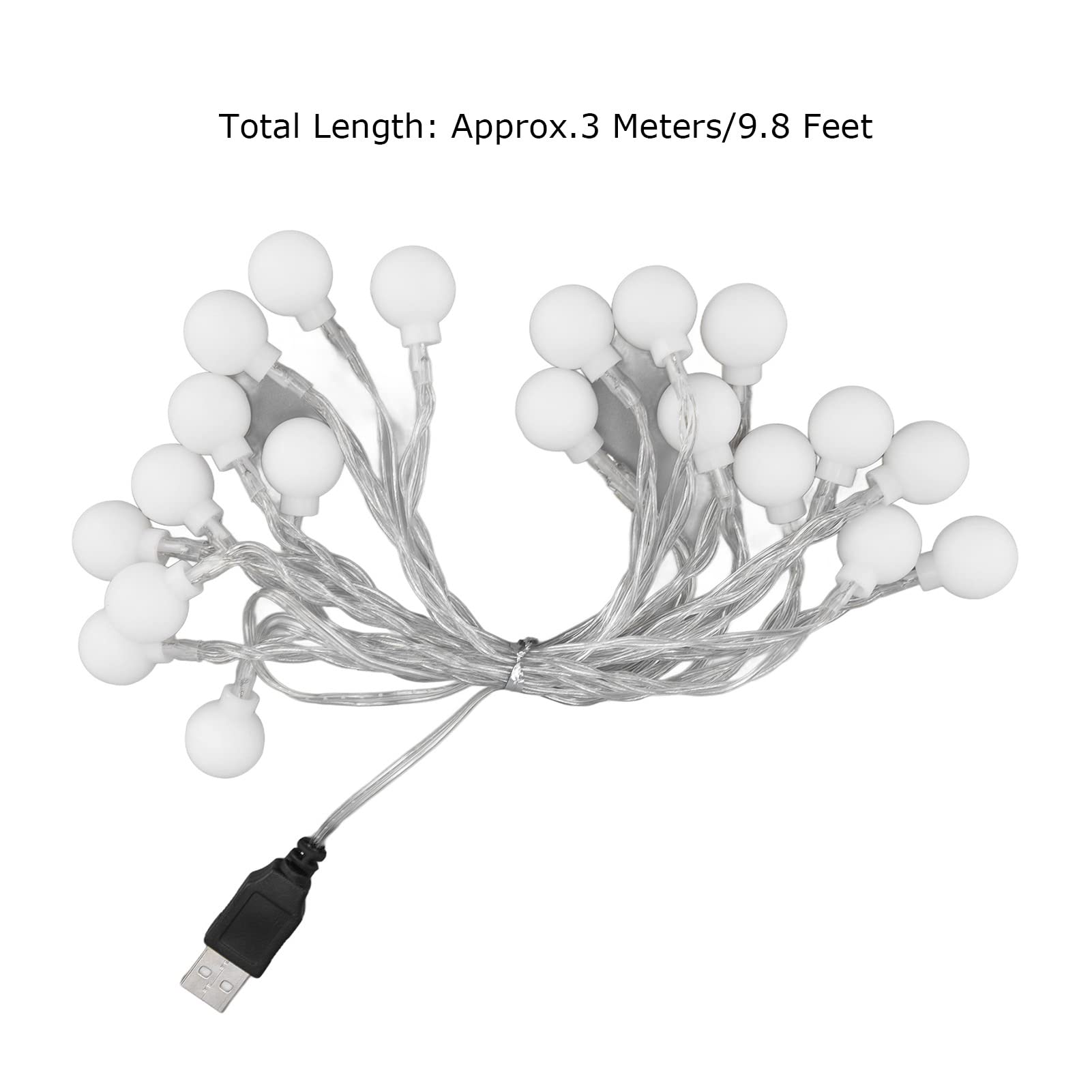 20LED String Lights 3M USB - Outdoor Indoor Party Decor