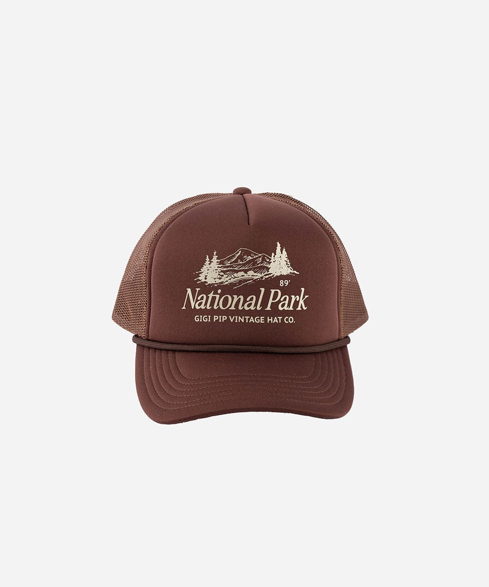 National Park Foam Trucker Hat - Comfortable Adjustable Snapback Cap for Outdoor Adventures, Hiking & Travel