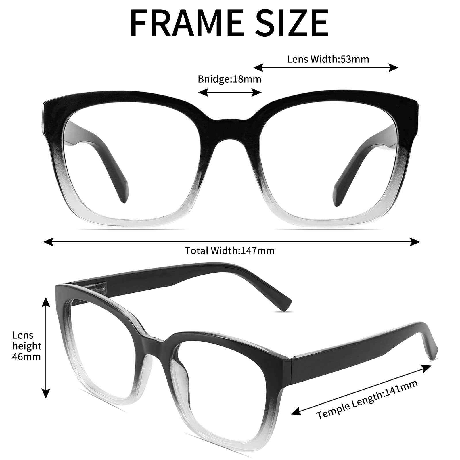 Stylish OCCI CHIARI Reading Glasses for Women & Men - Fashionable Eyewear Frames for Reading, Working & Daily Use