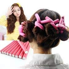 SIYAA 10Pcs Soft Foam Hair Roller Set - Flexi Rods Curlers for Women & Girls, Multicolor (Pack of 1) | Perfect for Beach Waves, Overnight Curls & Salon-Style Styling at Home
