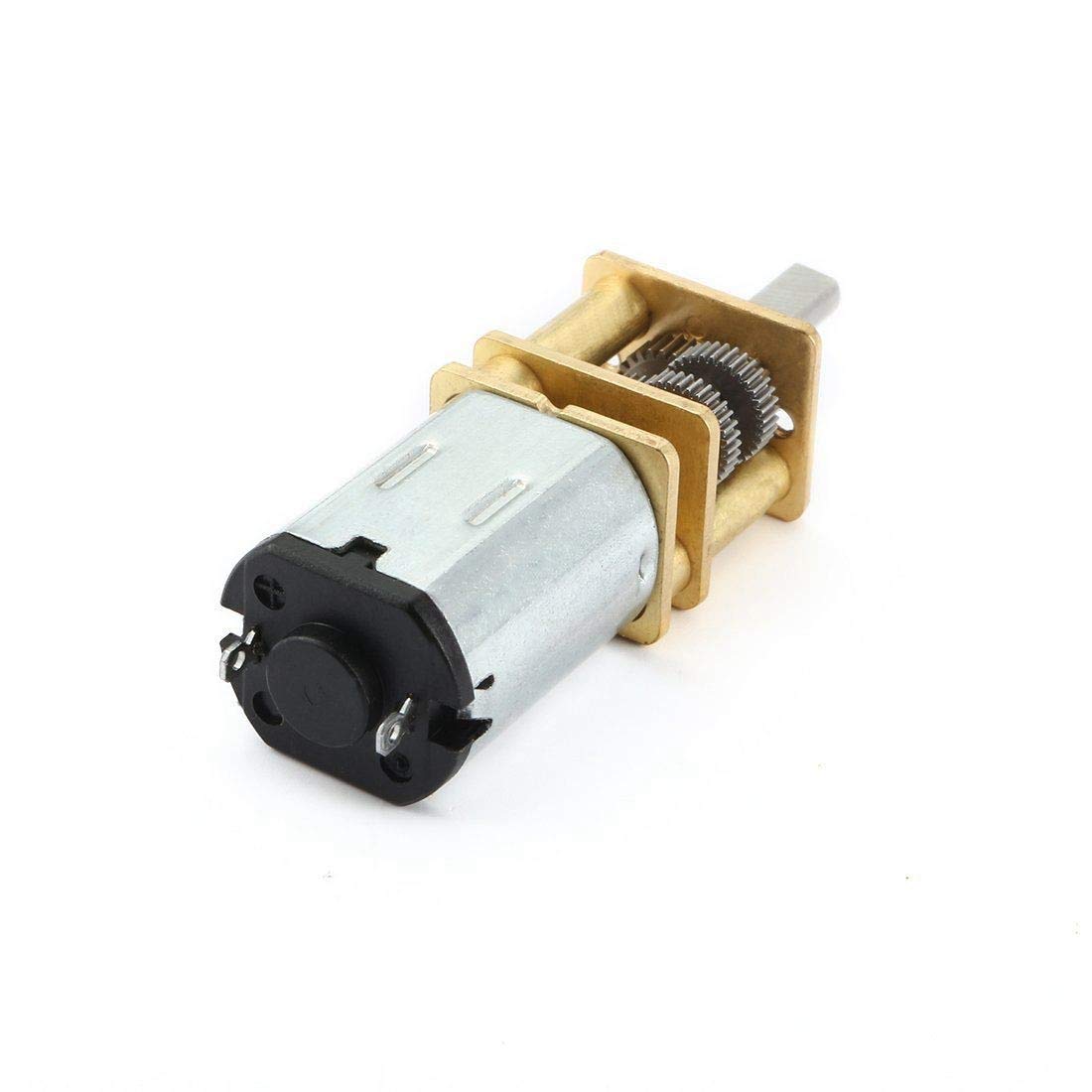 12V 100RPM Micro Gear Reduction Motor with 2 Terminals - Mini DC Gearbox for RC Cars, Robotics, DIY Engine Toys | Perfect for Model Cars, Robot Kits & STEM Projects