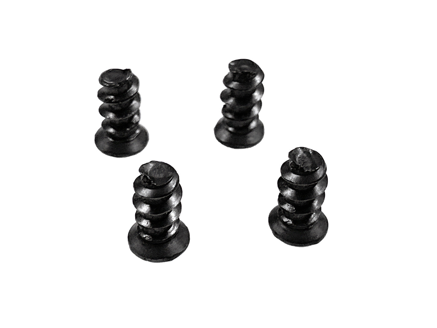 Black or Silver Fan Screws - 4 Pack in Various Sizes | Secure Mounting for PC Cooling Fans, Electronics & DIY Projects