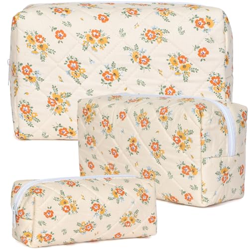 Orange Floral-3pcs