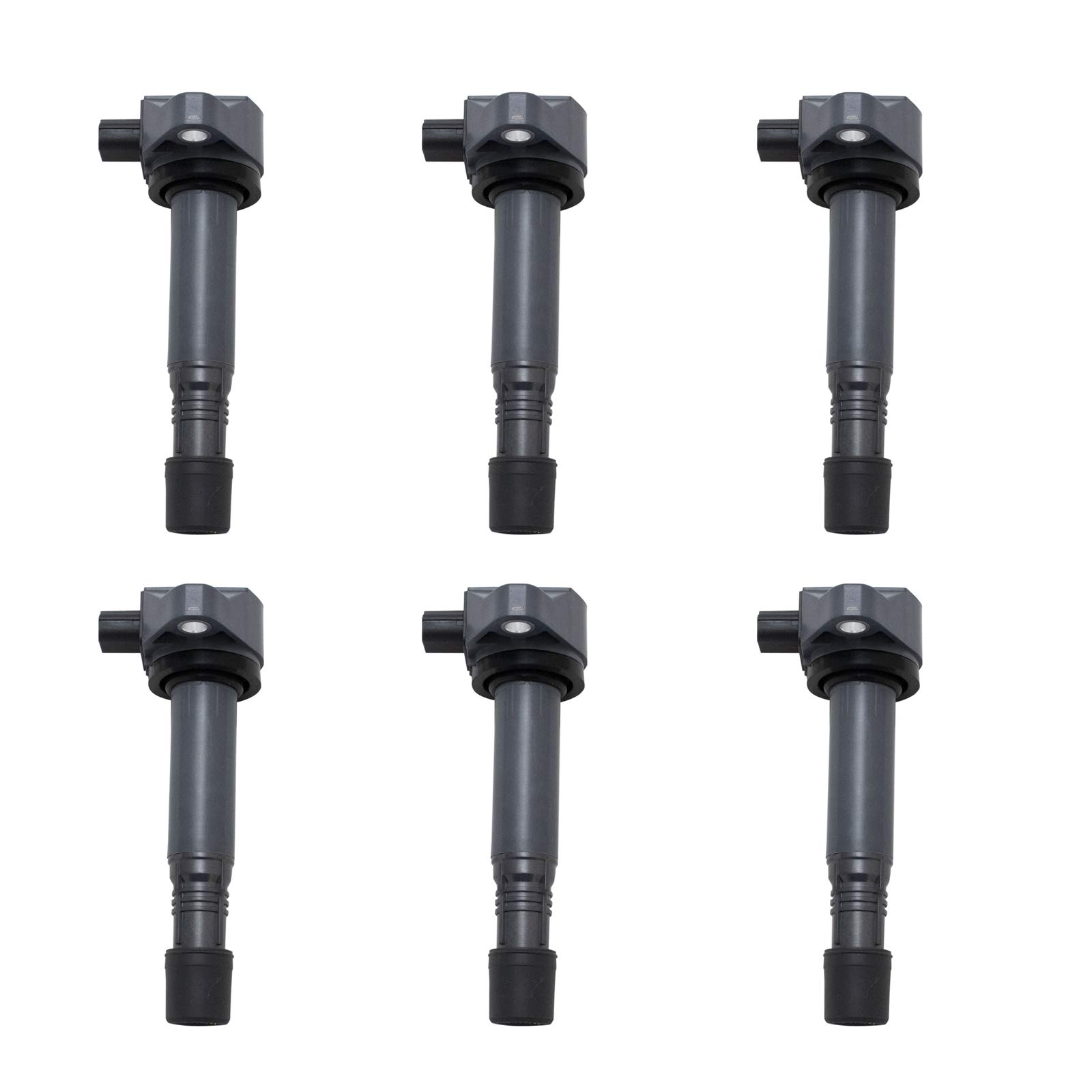 6 Piece Engine Spark Ignition Coil Kit - Direct Fit for Acura MDX, Honda Pilot & Odyssey V6 (2003-2017) | High Performance Replacement Parts for Smoother Acceleration & Better Fuel Efficiency | Perfect for DIY Mechanics & Auto Repair Shops