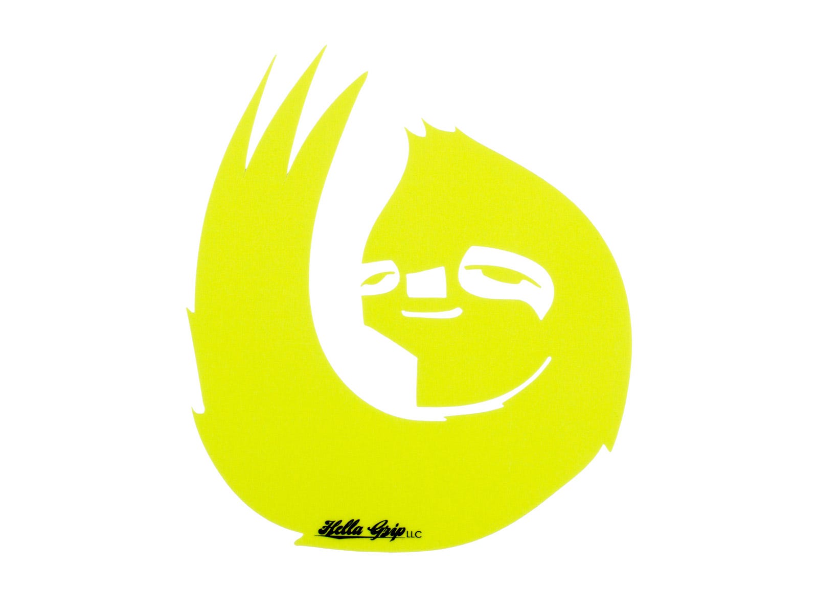 Hella Grip OG Sloth Die Cut Sticker - Waterproof Vinyl Decal for Laptops, Cars, and DIY Projects - Perfect for Skateboards, Hydro Flasks, and Personalizing Your Gear
